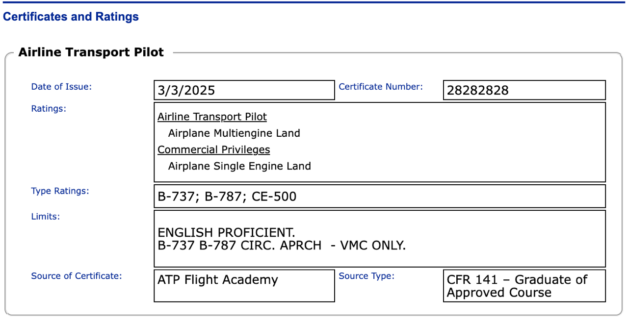 Certs & Ratings