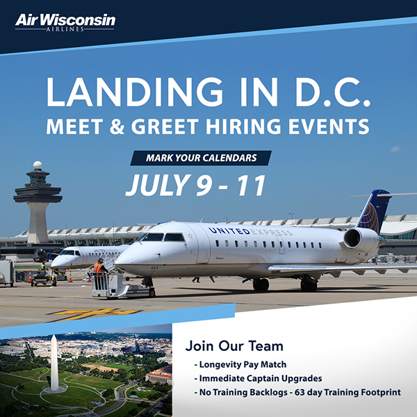 Air Wisconsin July 9-11