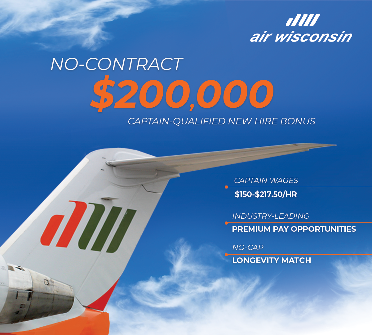 Air Wisconsin - No Contract Bonus