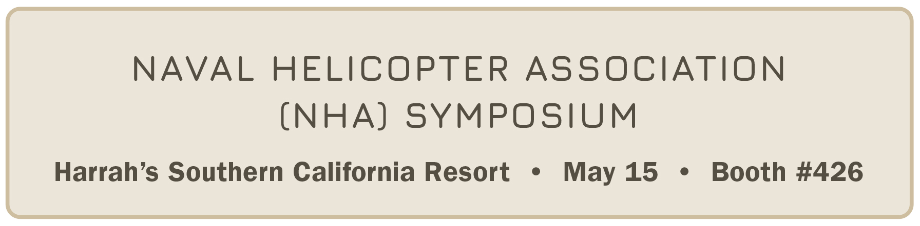 NHA 2024 - Booth #426