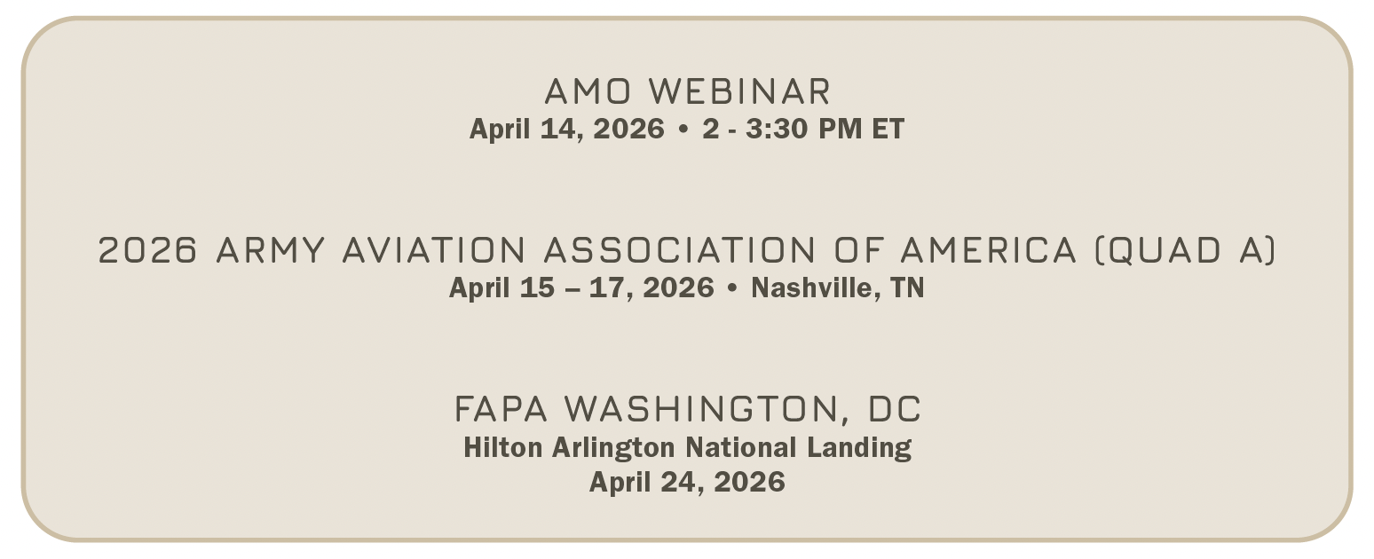 AMO - April Recruiting Events