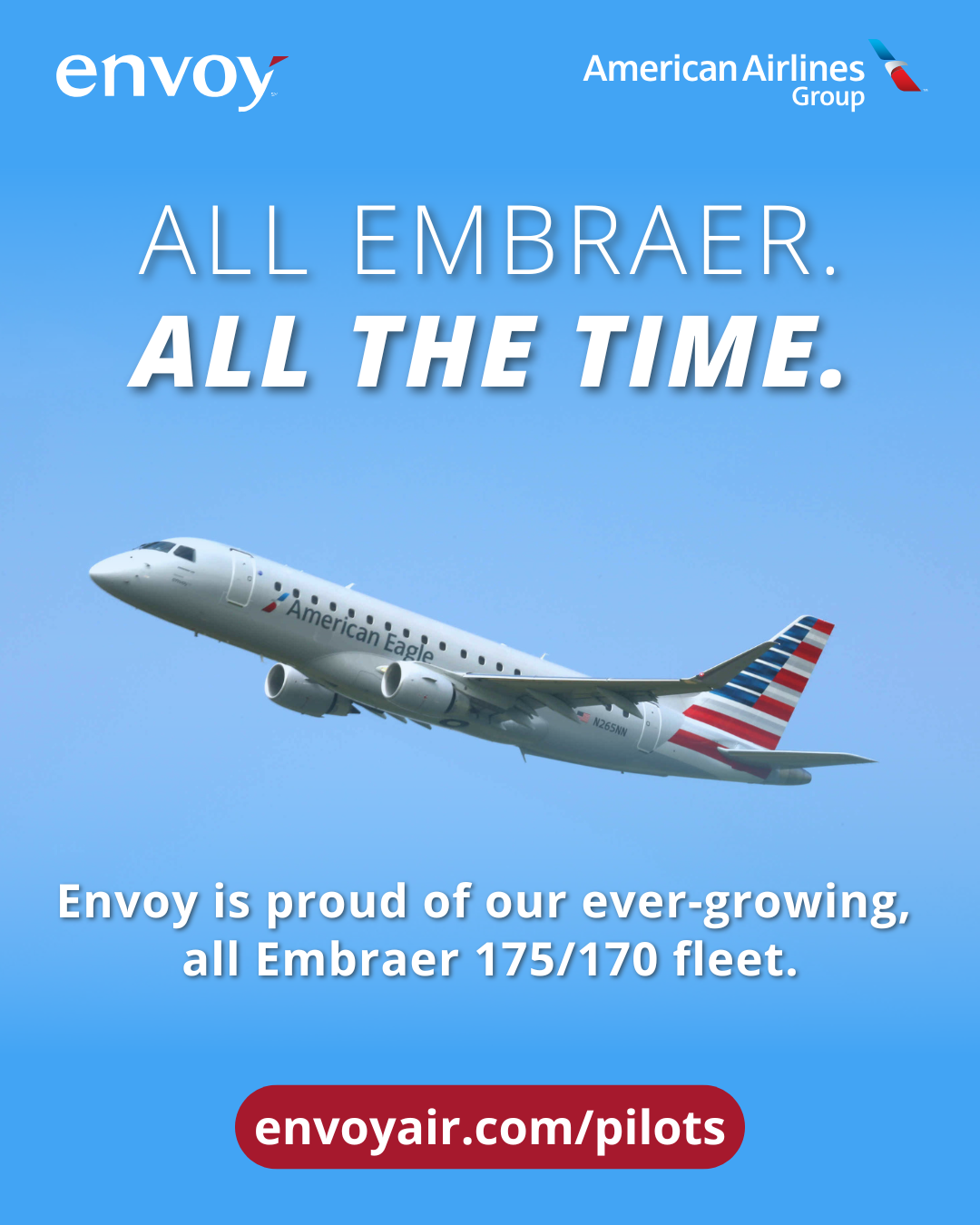 Envoy Air - All Embraer Fleet