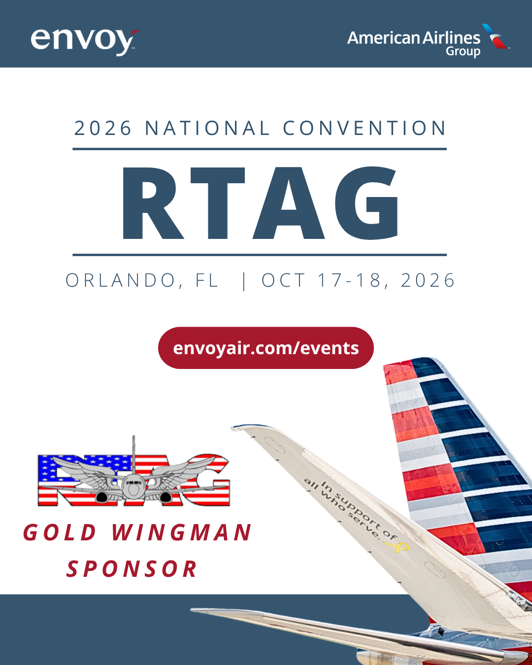 Envoy Air - Gold Wingman Sponsor at RTAG
