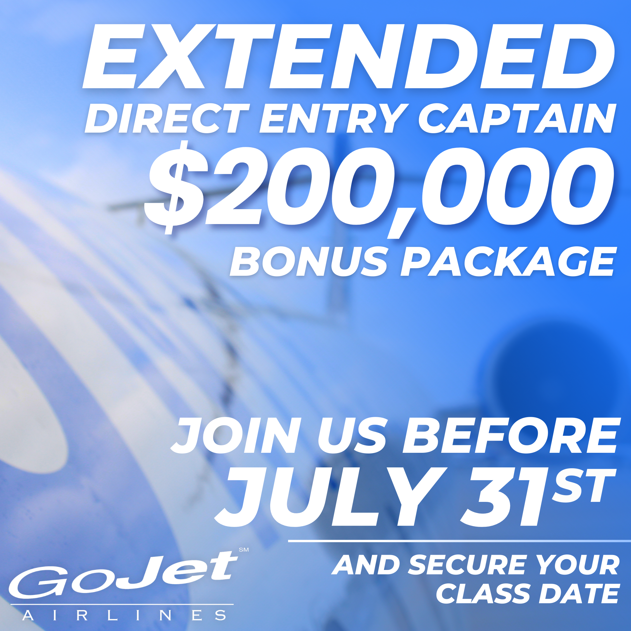 GoJet - $200,000 Bonus Package