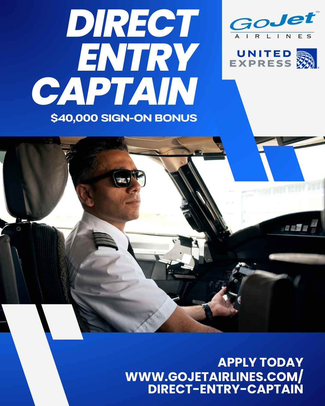 GoJet - Direct Entry Captain Bonus