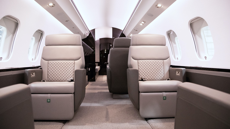 NetJets Interior Cabin