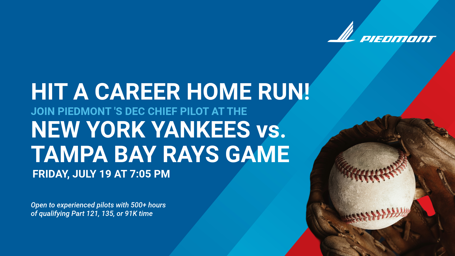 Piedmont Airlines - Hit a career home run!