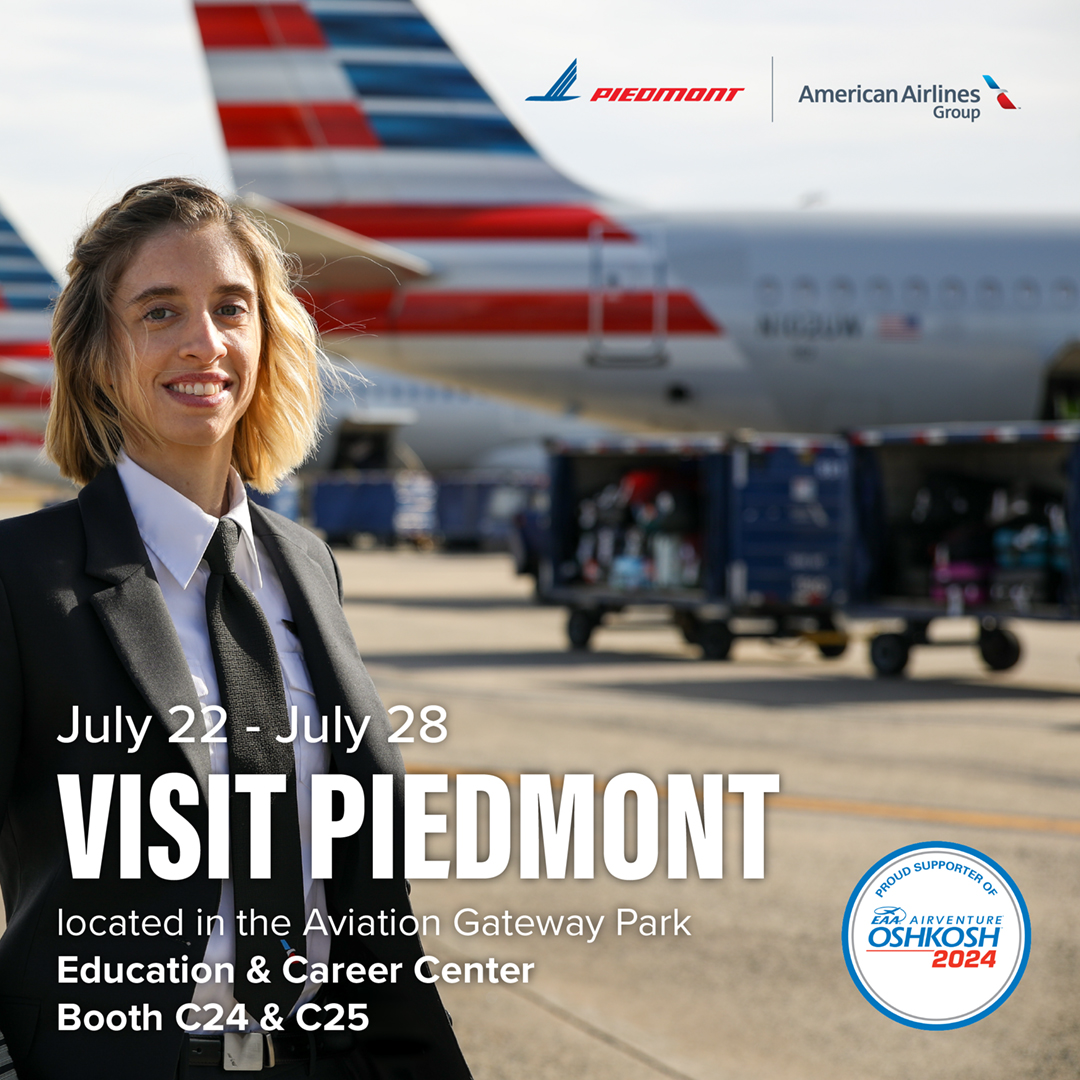 Piedmont Airlines at OSHKOSH 2024