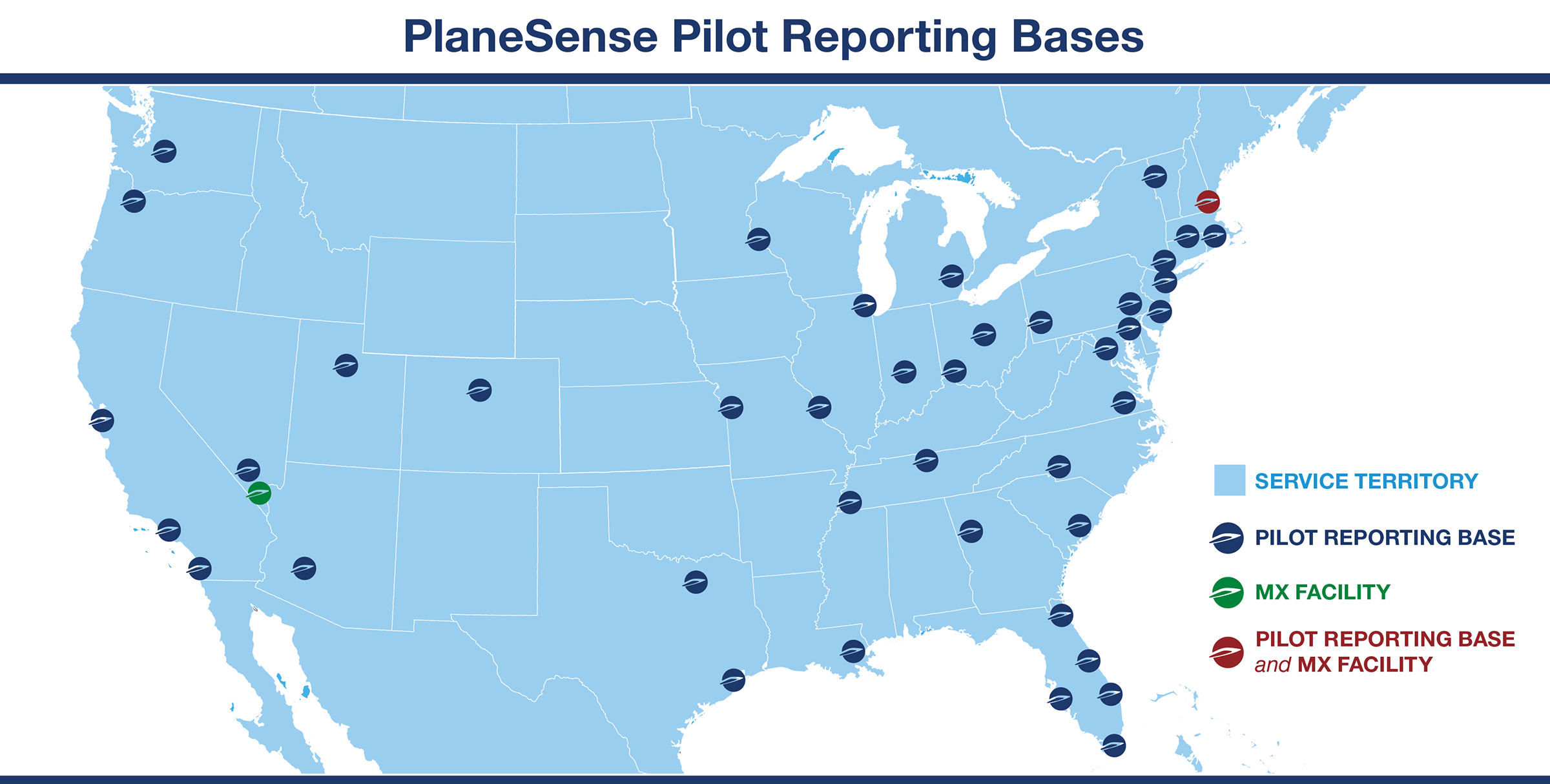 PlaneSense Base Map