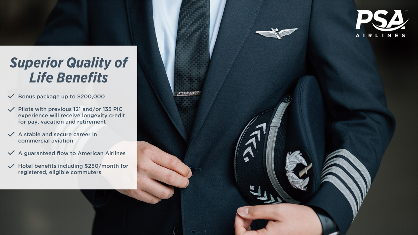 PSA Airlines - Quality of Life Benefits