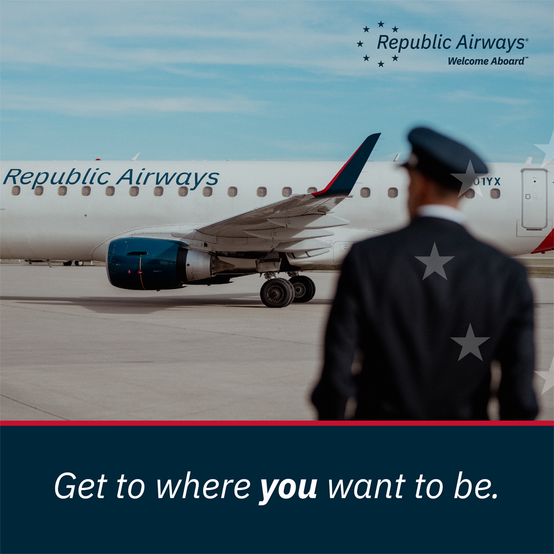 Republic Airways - Get to where YOU want to be.