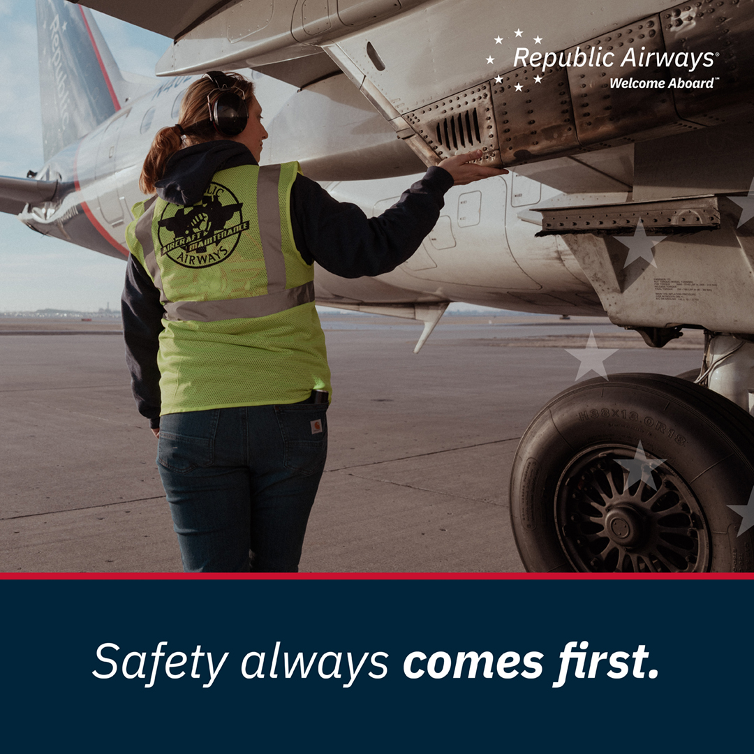 Republic Airlines - Safety Always Comes First.